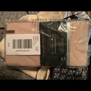 Lane Bryant Sheer Shimmer Nude Smoothening Tights